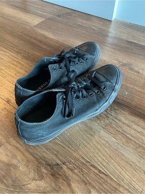 Converse Black Low-Top Canvas Sneakers